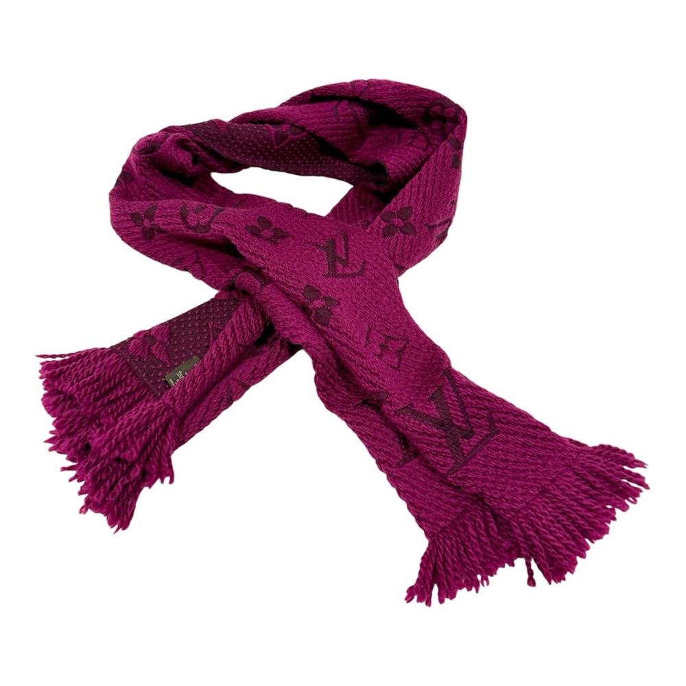 Louis Vuitton Wool and Silk Logomania Scarf